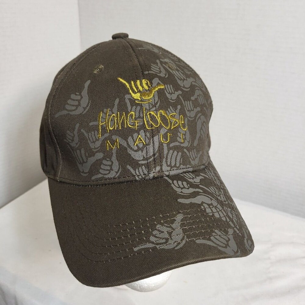 HANG LOOSE MAUI Hat Strapback Baseball Cap Dad Trucker Hawaiian Headwear